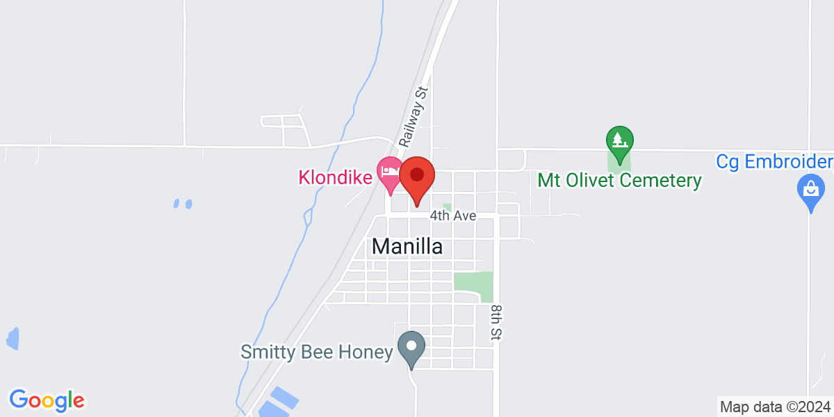 Map of Manilla Public Library